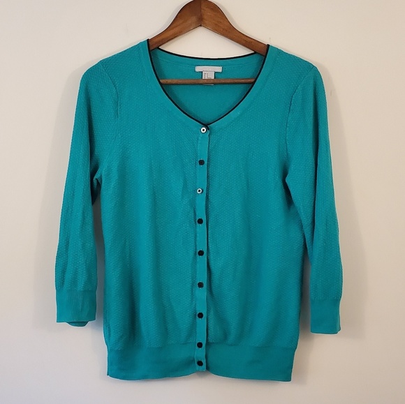 H&M Sweaters - 🌵H&M teal knit cardigan lightweight sweater sz m